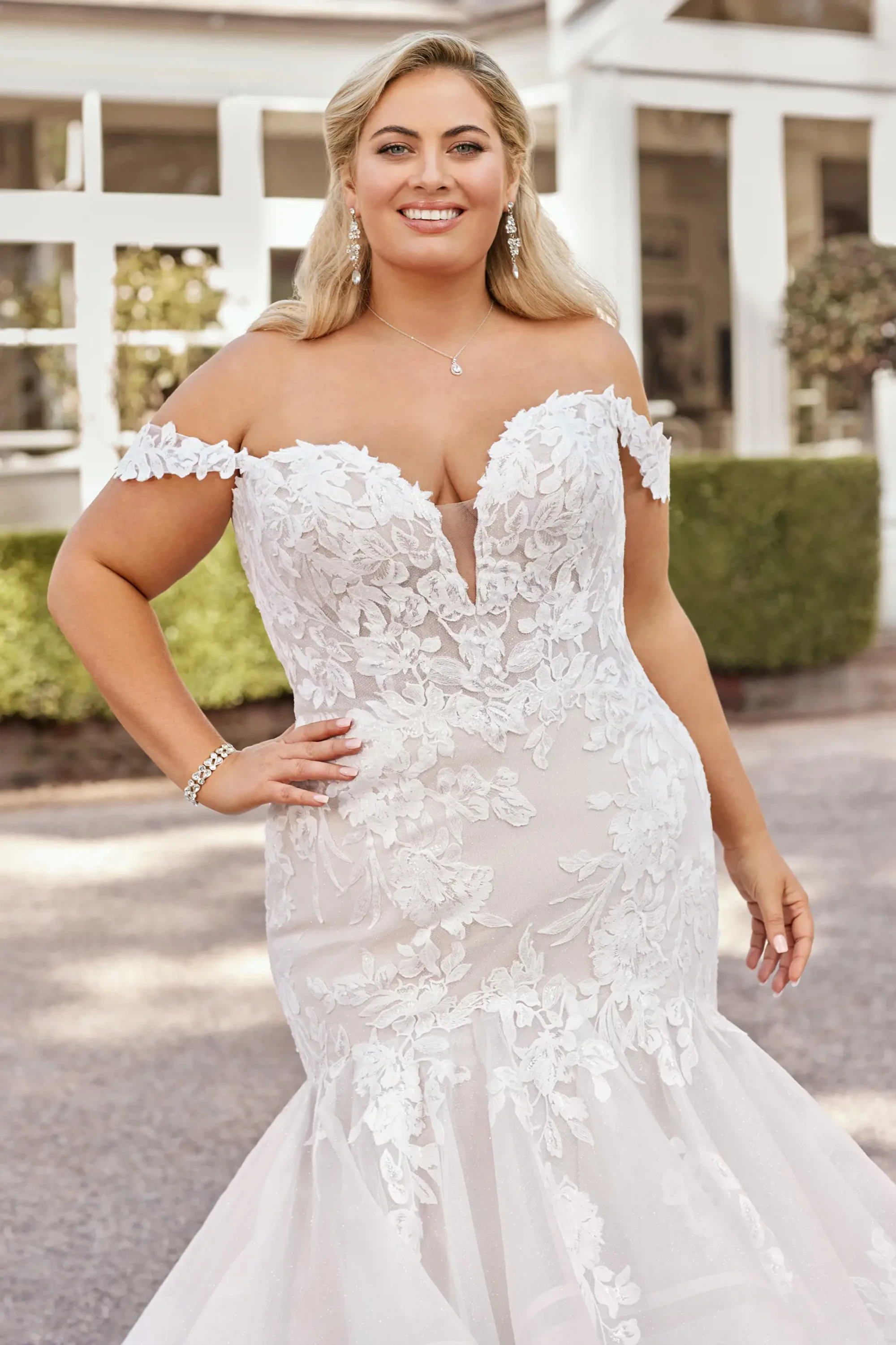 Sexy Off-Shoulder Mermaid Wedding Dress | Sophia Tolli