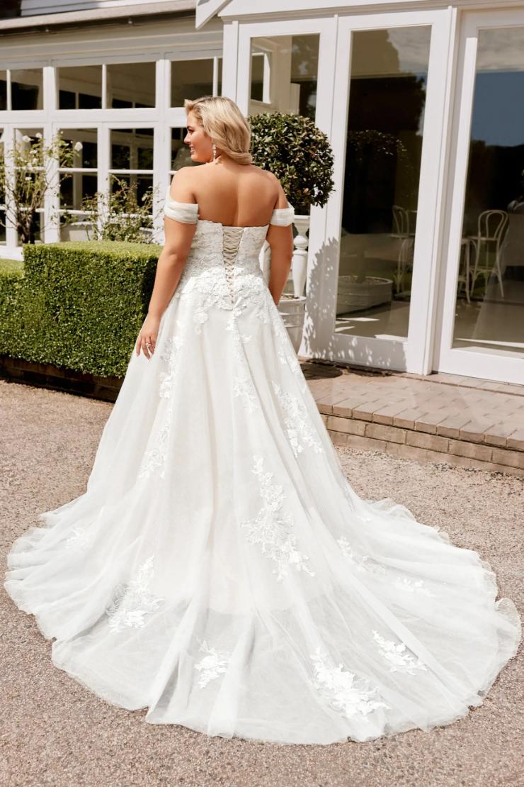 Ethereal Wedding Dress with Corset Back Emelina #$1 picture