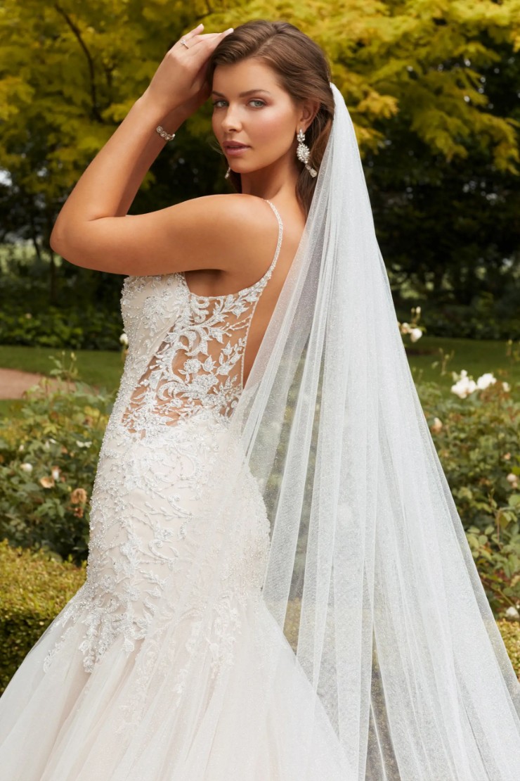 Sparking Glitter Tulle Veil #1 picture