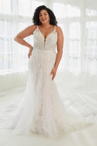 High Back Lace Wedding Dress Jackson $0 default thumbnail