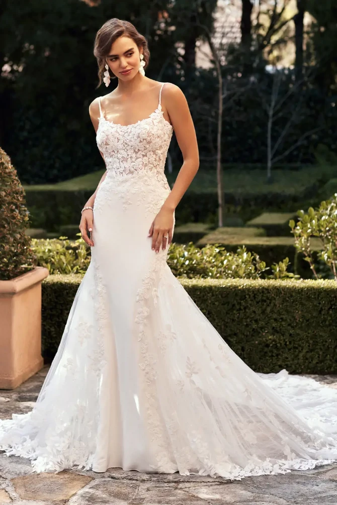 Elegant Bridal Gown with Delicate Lace Details Sophia Tolli