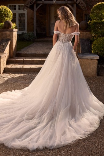 Beaded Bridal Gown Saffron $2 Ivory thumbnail