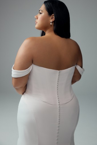 Timeless Bridal Dress with Faux Two-Piece Danica $0 default Ivory thumbnail