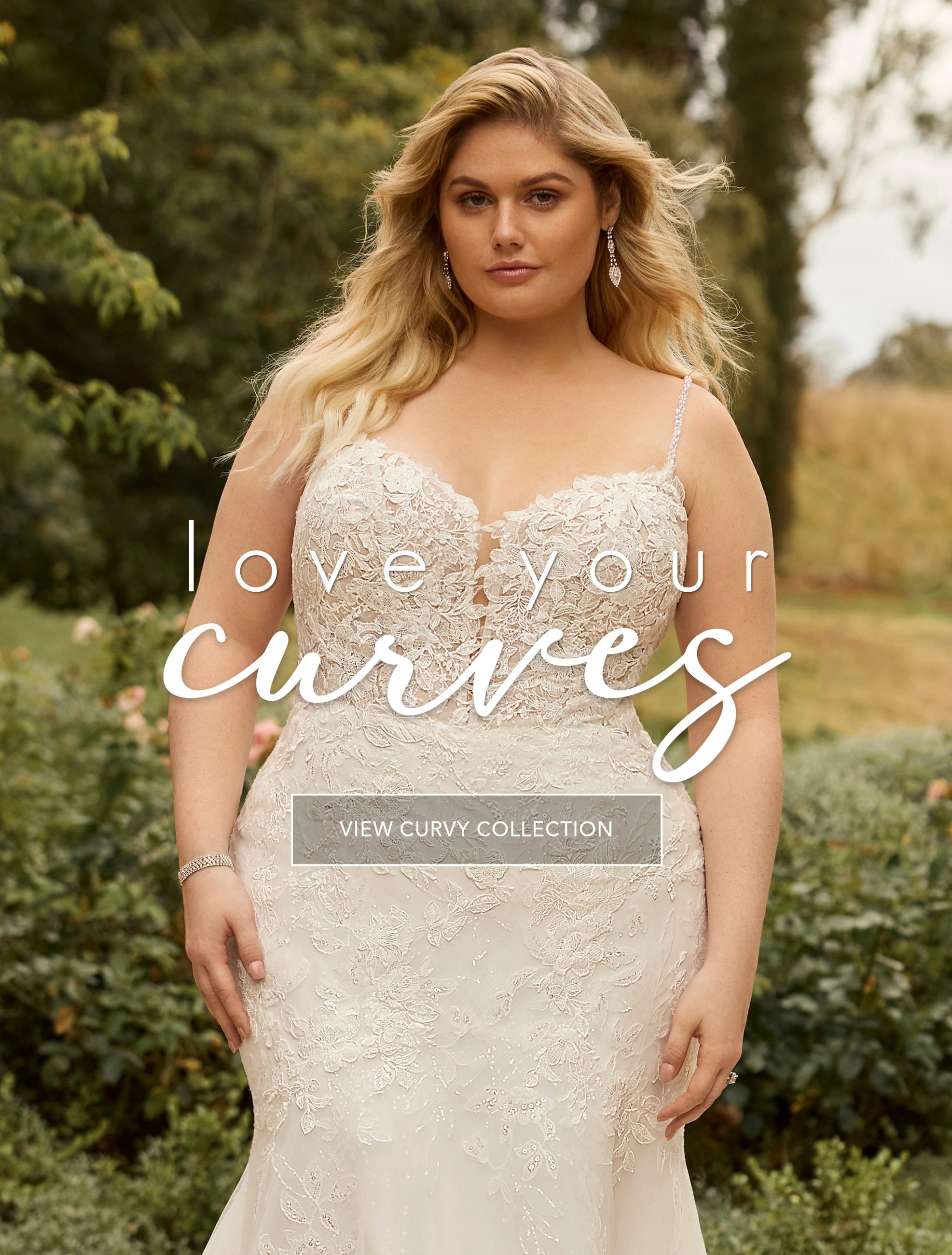 Sophia Tolli Plus Size Wedding Dresses Mobile Image